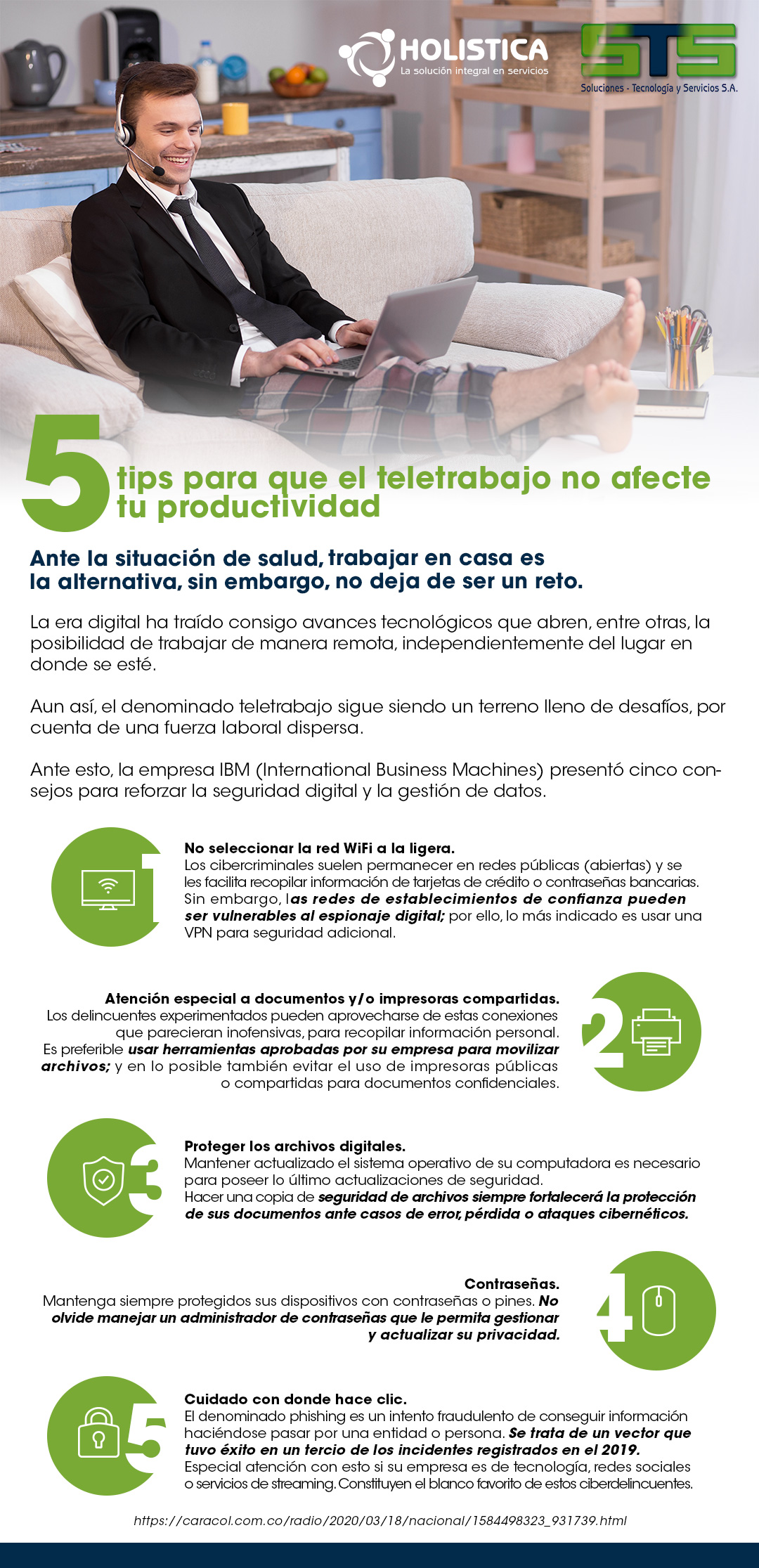 5 tips para que el teletrabajo no afecte tu productividad